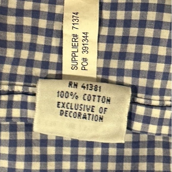 2 Polo Ralph Lauren Long Sleeve Shirts Mens 4XLT Cotton Button Down Checkered - Picture 7 of 16